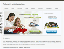 Tablet Screenshot of fotobuch-selbst-erstellen.de